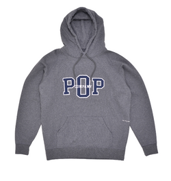 Pop Trading Company - Company Hooded Sweat (Charcoal Heather)