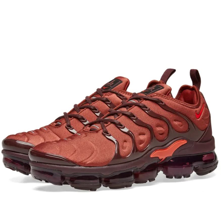 Nike W Air Vapormax Plus Burnt Orange Burgundy Crush Reflect Silver Hiatus Store