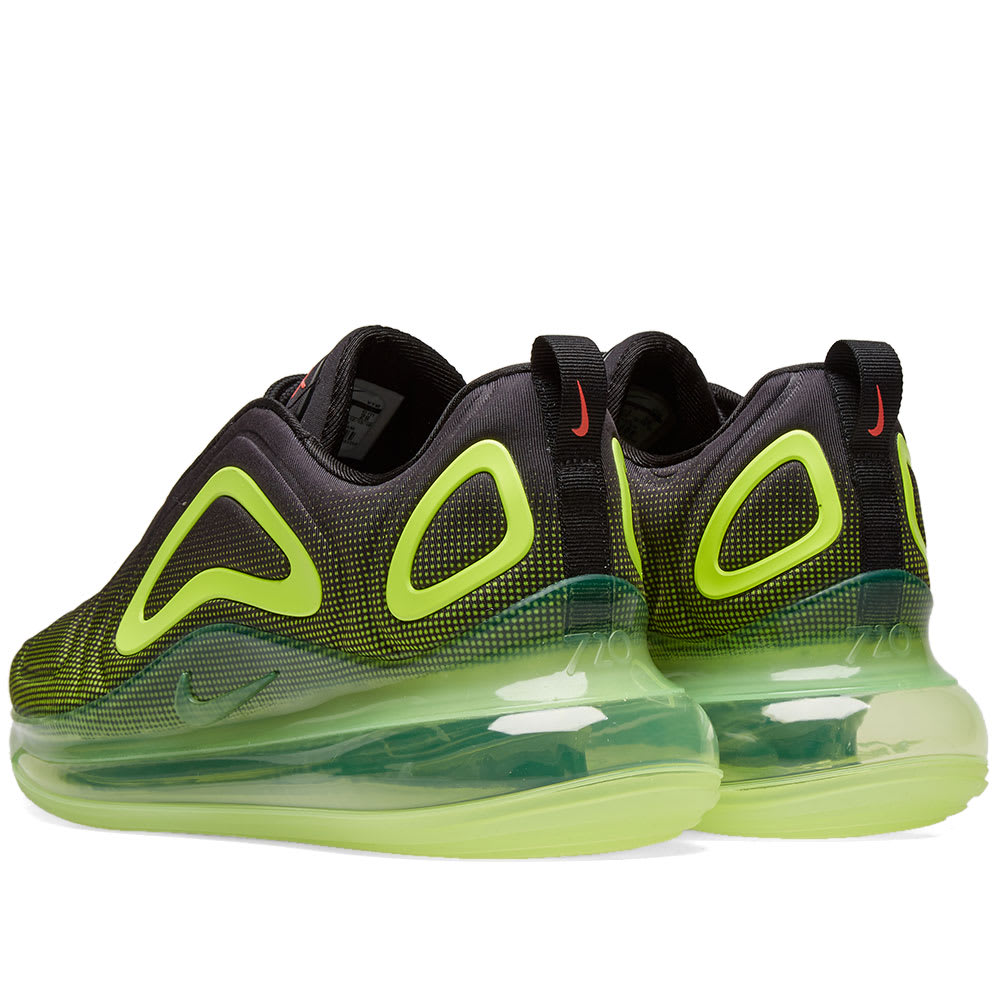 Nike Air Max 720 Sneakers In Black And Green Ao2924-008 for Men