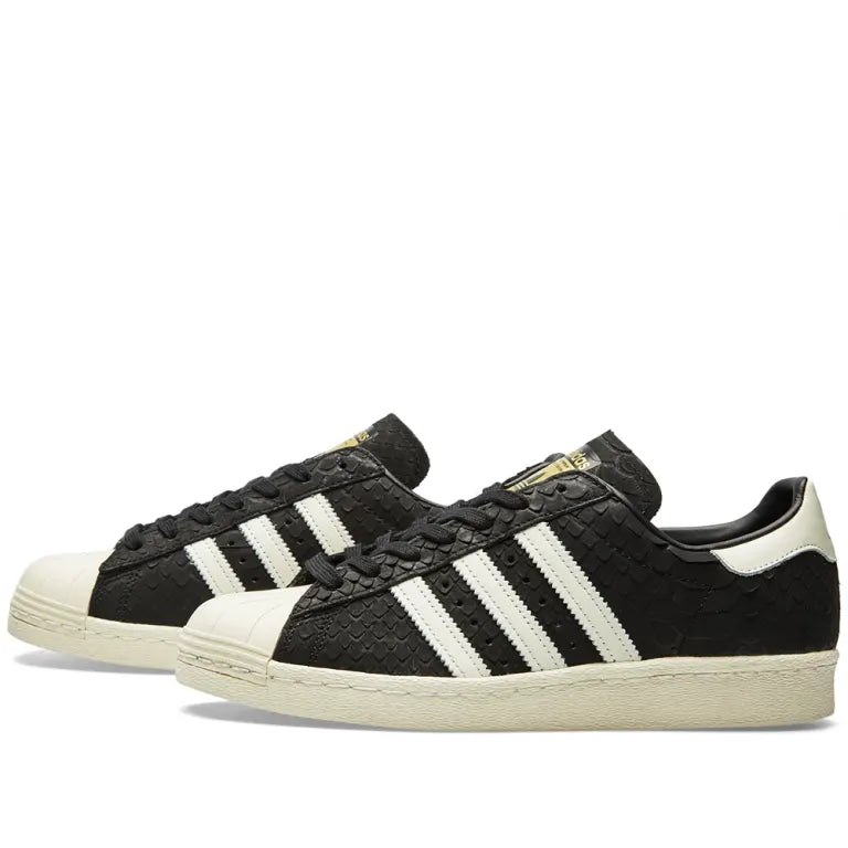 Adidas Originals - W's Superstar 80's "Snake" (Black/Off White) Hiatus Store Adidas Originals - W's Superstar 80's "Snake" (Black/Off White) Hiatus Store