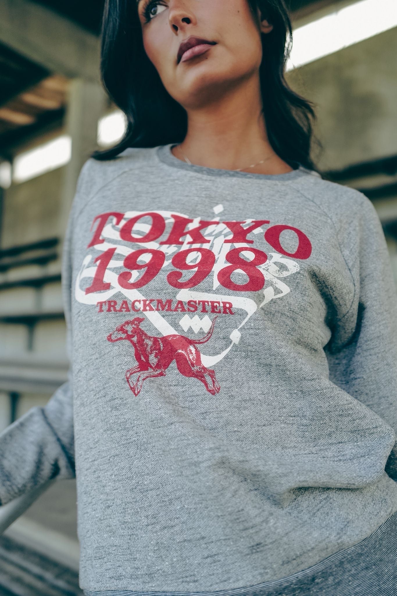 Selam Inc. x Trackmaster - Tokyo Sweatshirt (Grey Melange)