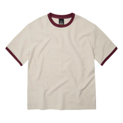 FrizmWORKS - Terry Ringer Half T-Shirt (Cream)
