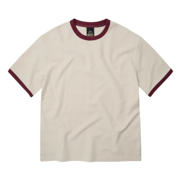 FrizmWORKS - Terry Ringer Half T-Shirt (Cream)