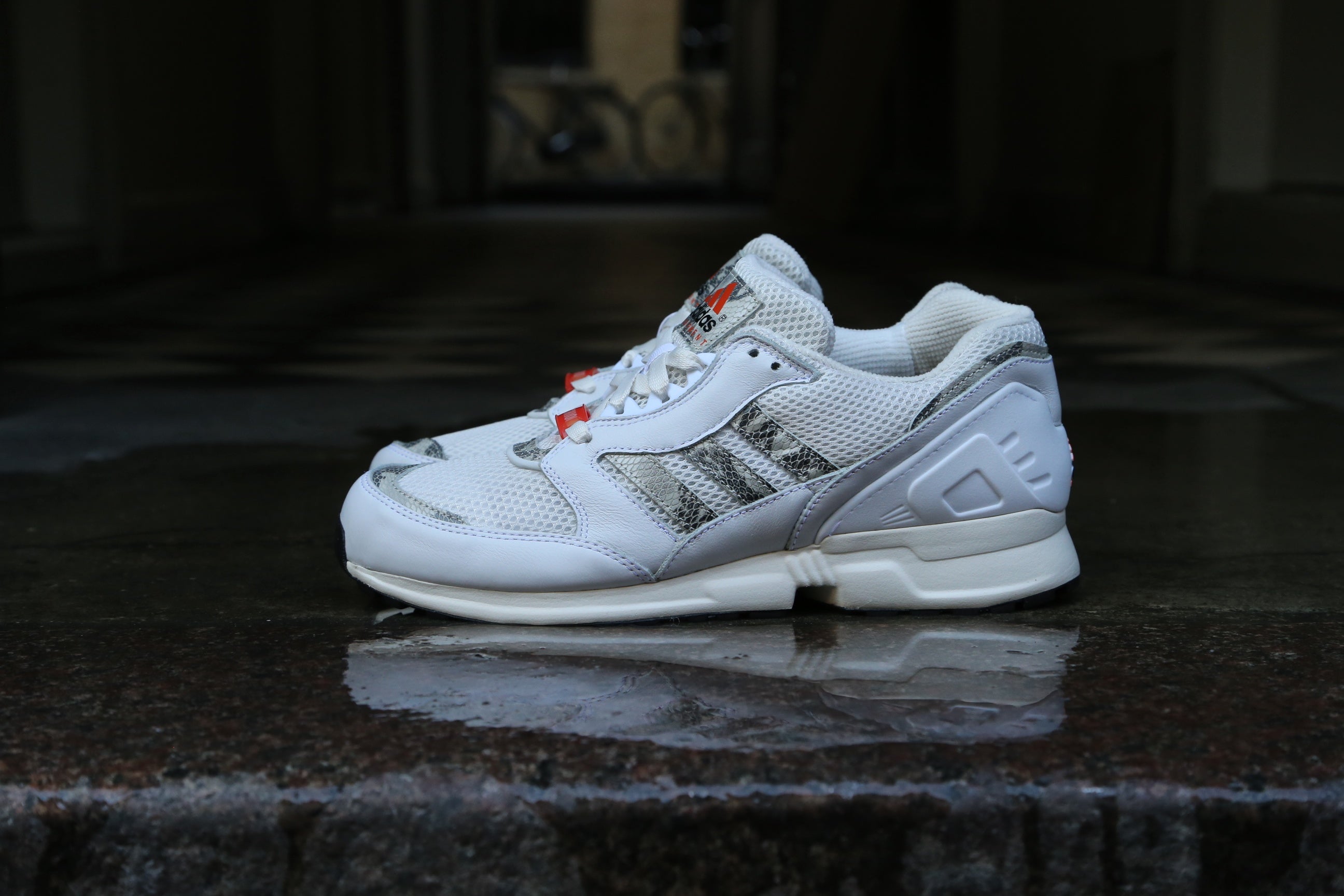 Adidas Equipment - Running Cushion 91 (Neo White/Chalk White & Collegiate Orange)
