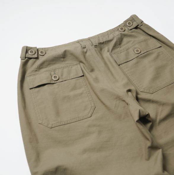 FrizmWORKS - Back Satin Fatigue Pants (Khaki Beige)