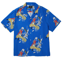 HUF - Skidrokyo Resort Shirt (Royal)