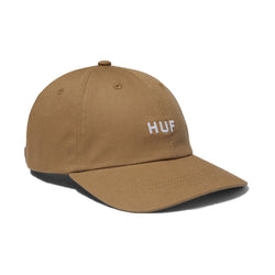 HUF - Set OG Curved Visor 6-Panel Hat (Biscuit)