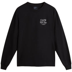 Vans - Café Vans Long Sleeve T-Shirt (Black)