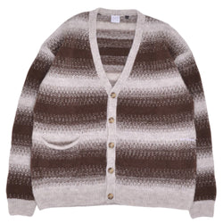 Pop Trading Company - Striped Knitted Cardigan (Delicioso/Cress Green)