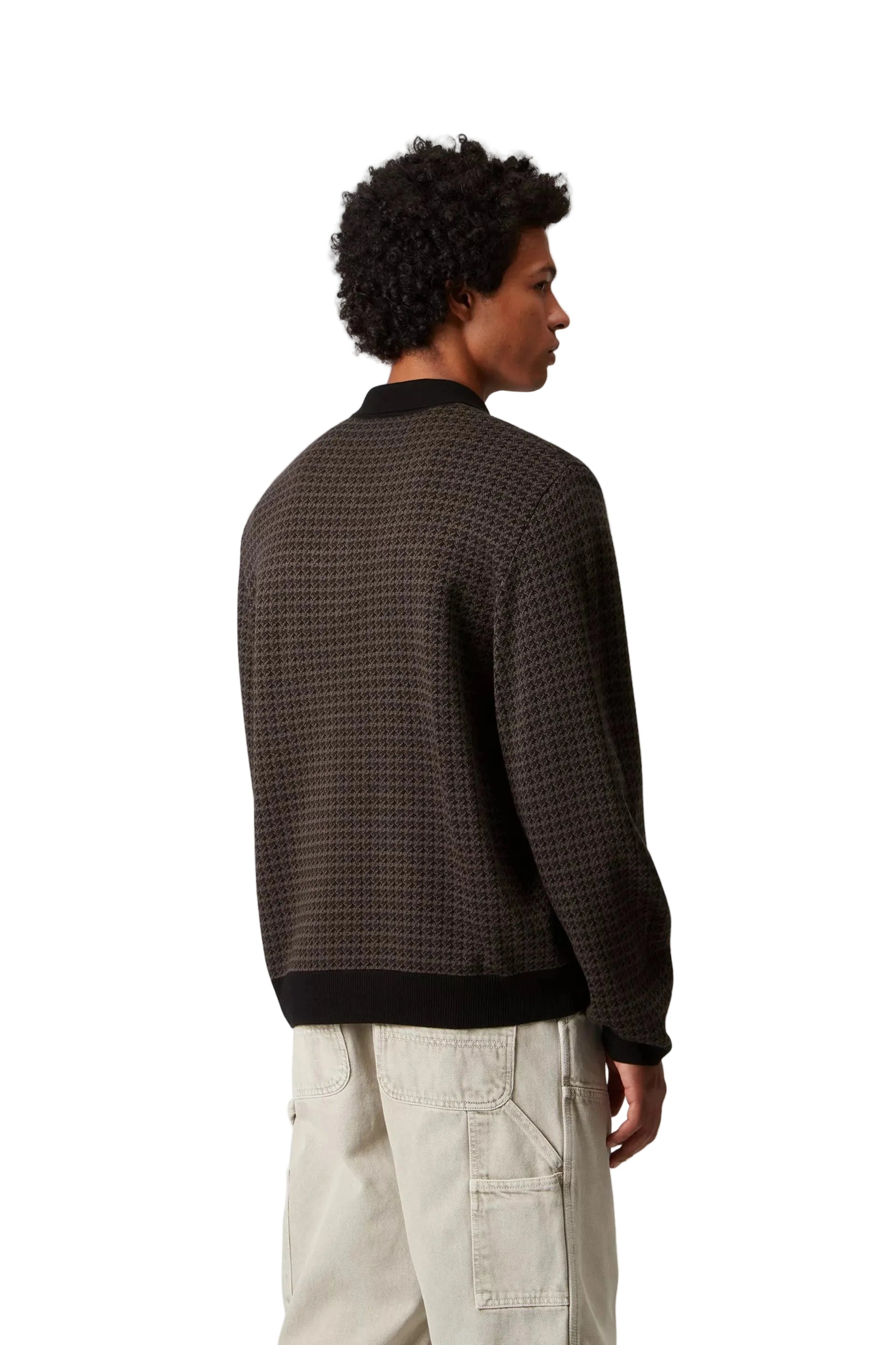 Carhartt WIP - L/S Lowis Polo (Lowis Houndstooth / Vitola Heather)