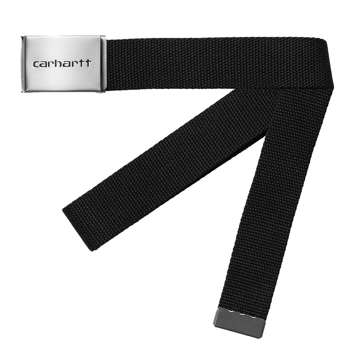 Carhartt WIP - Clip Belt Chrome (Black)