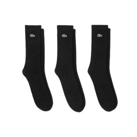 Lacoste - 3-Pack Sport Socks (Black)