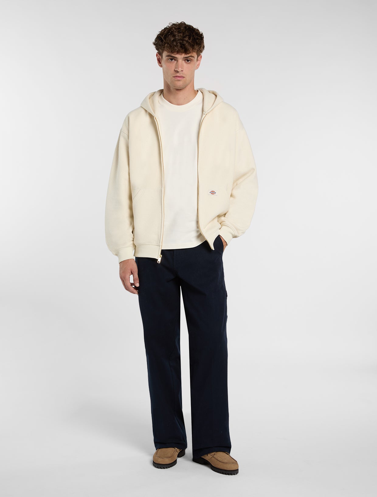 Dickies - Mineral Full-Zip Hoodie (Beige / Egret)