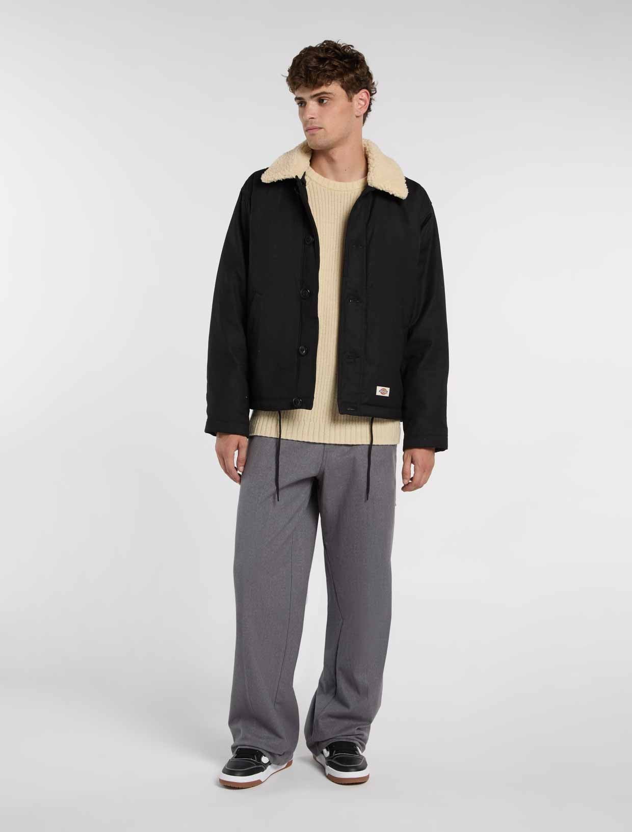Dickies - Waxed Sangrey Eisenhower Jacket (Black)
