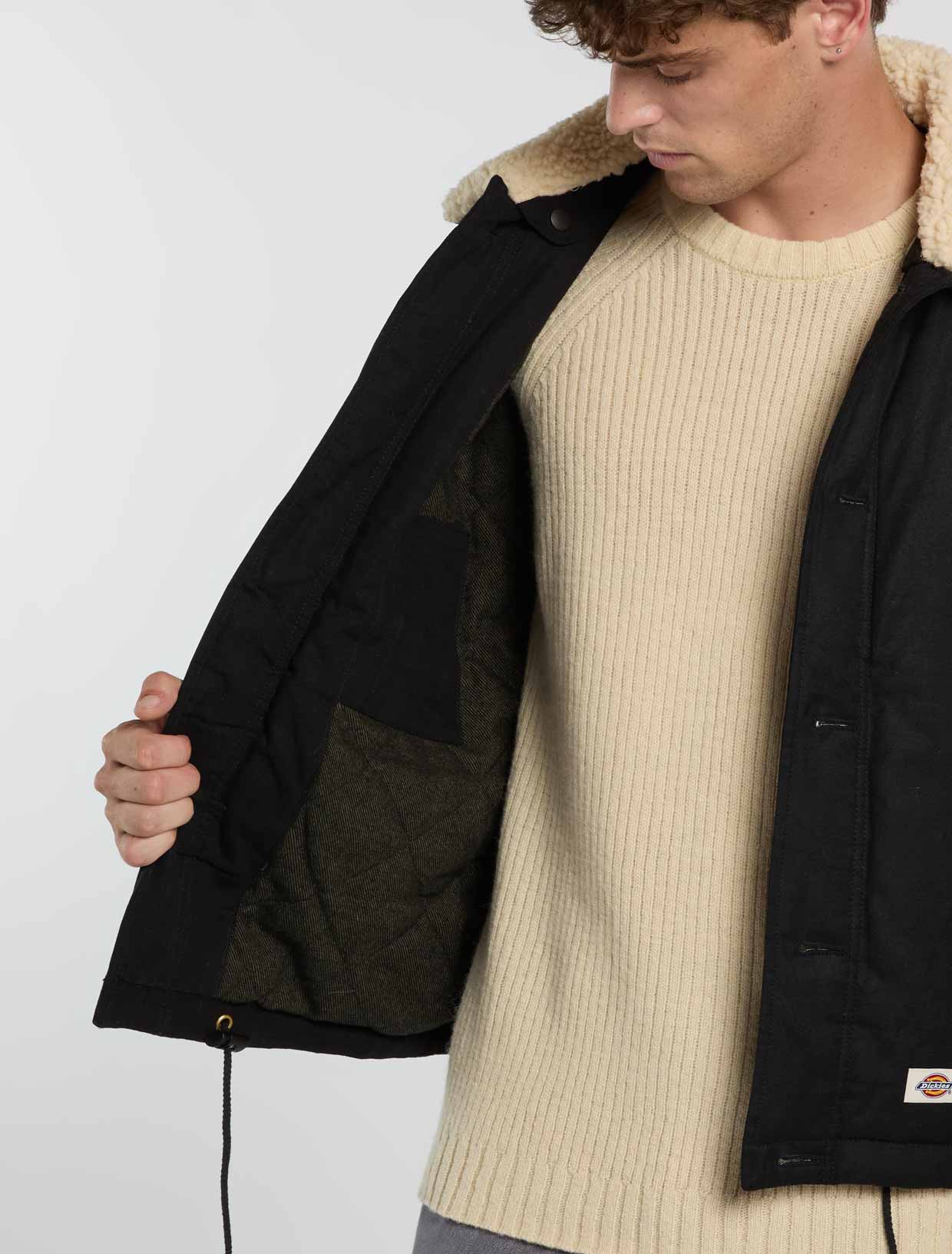 Dickies - Waxed Sangrey Eisenhower Jacket (Black)