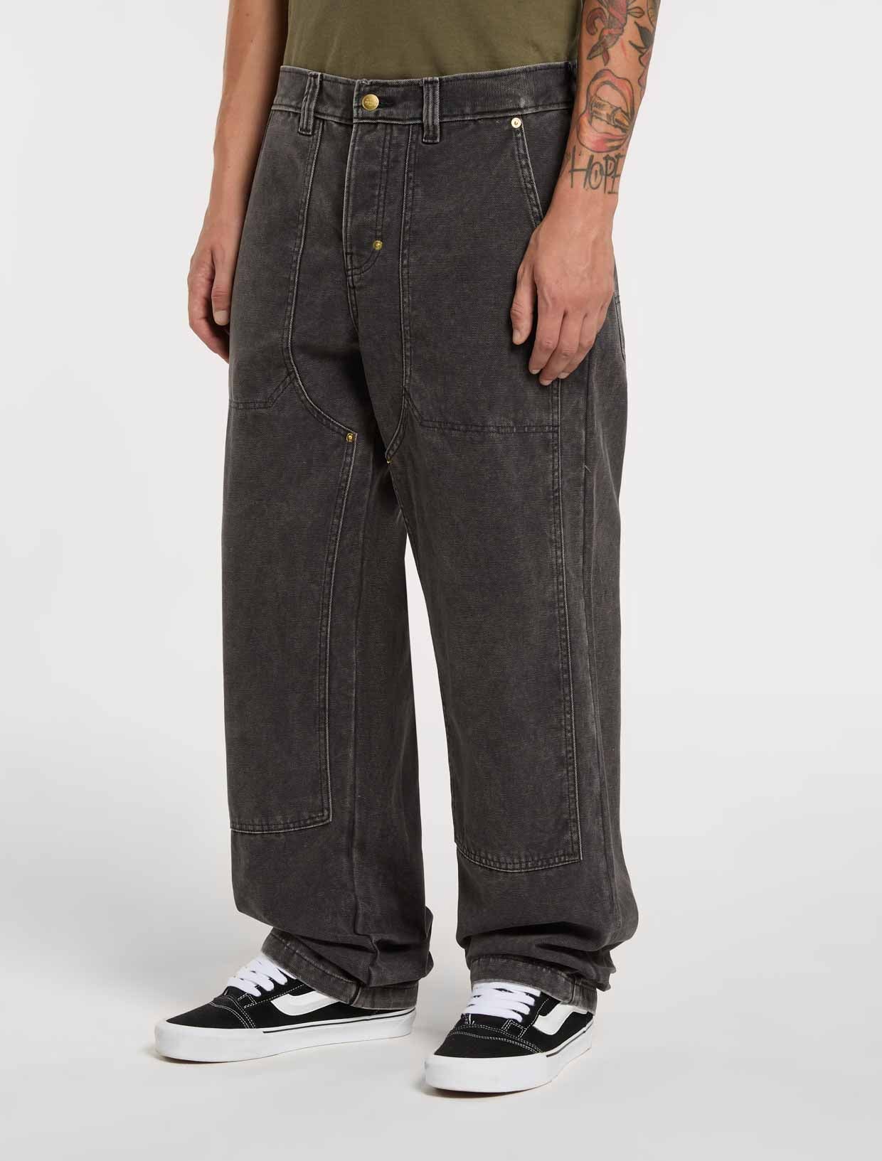 Dickies - Trucker Double Knee Wide Pants (Black)