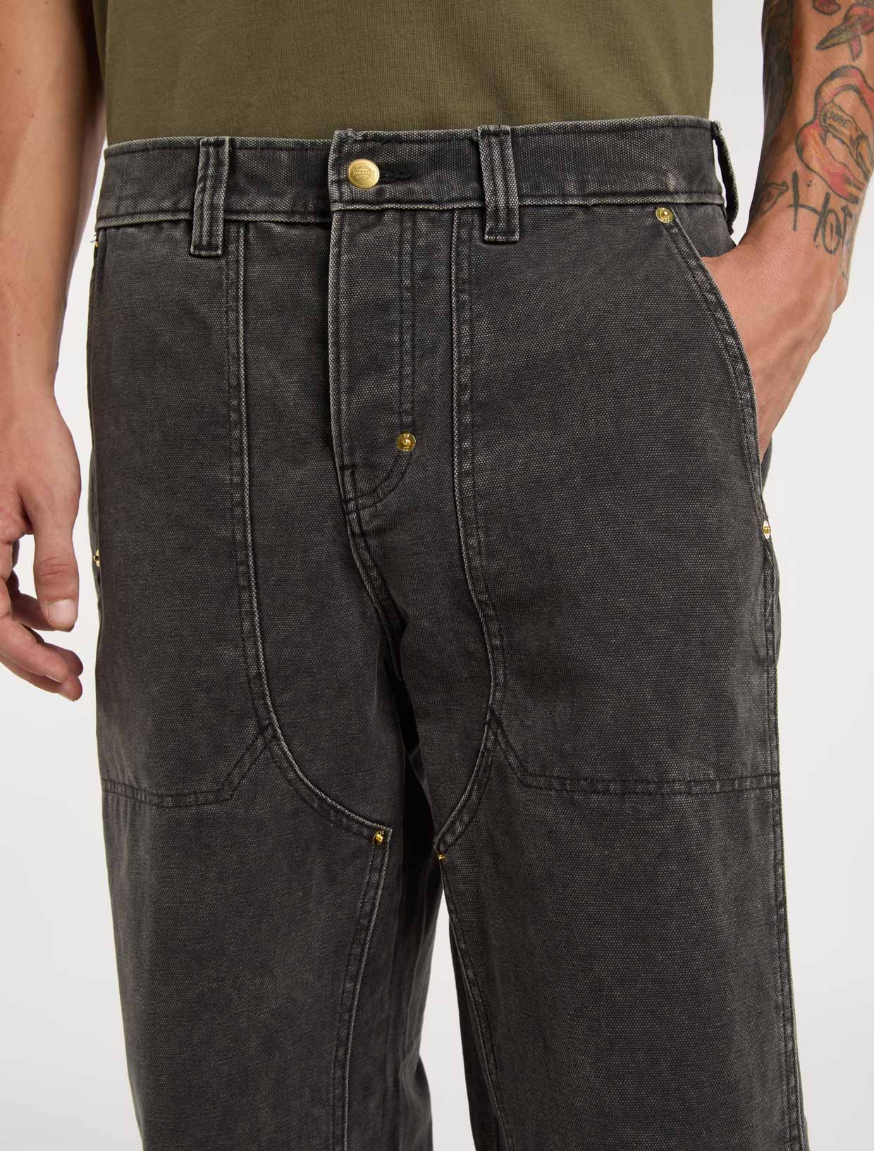 Dickies - Trucker Double Knee Wide Pants (Black)