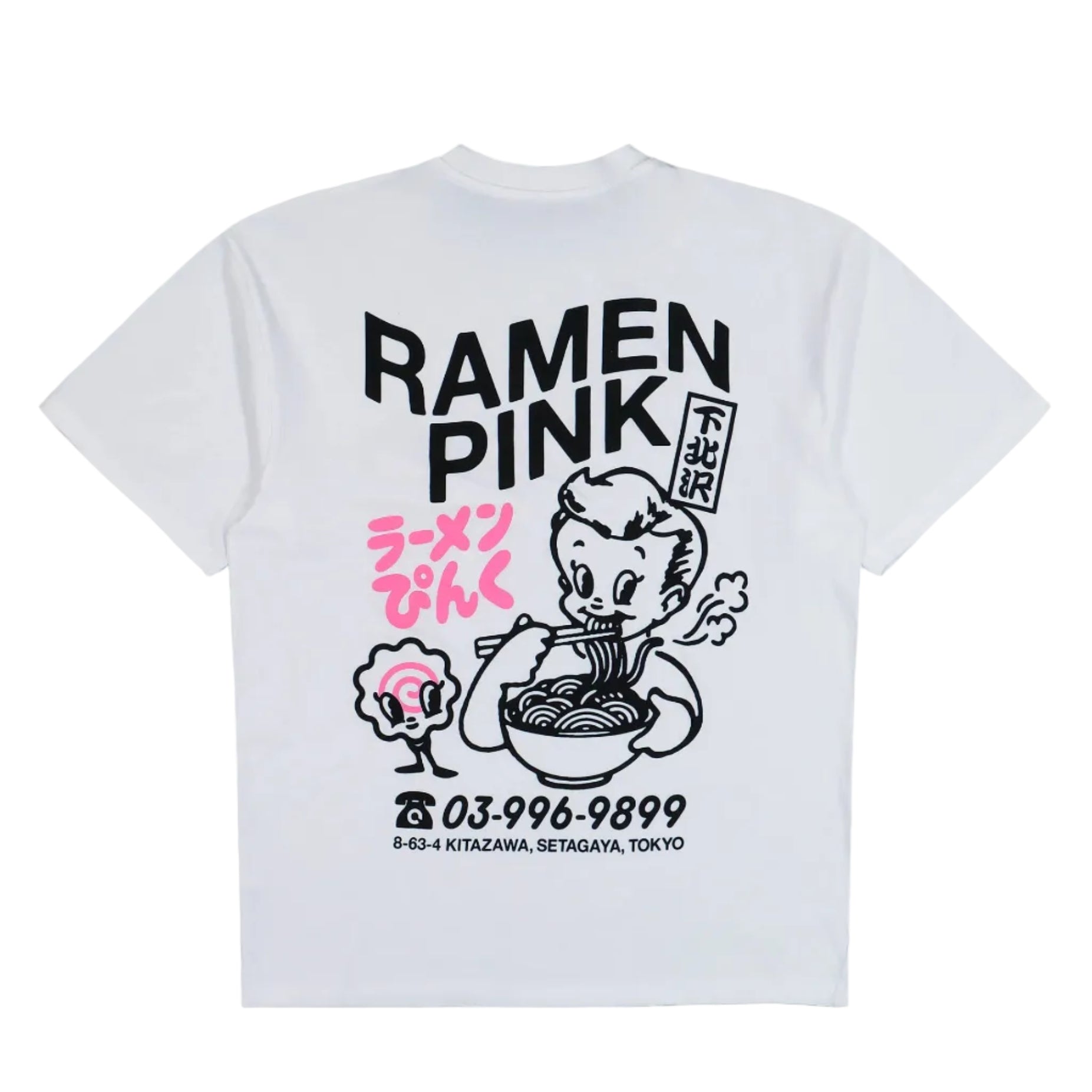 Edwin - Ramen Pink T-shirt (White)