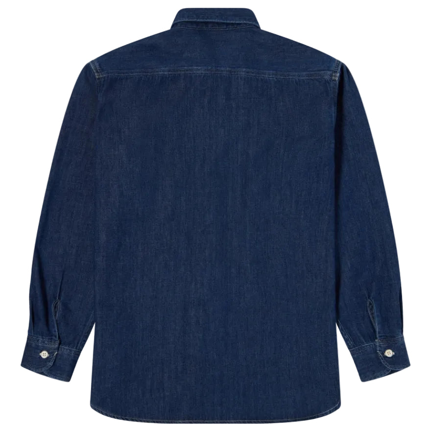 Edwin - Work Shirt Ls-Blue (Dark Used Blue)
