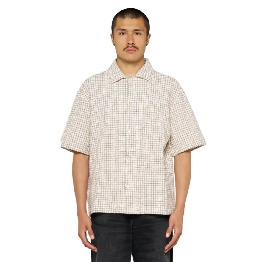 Edwin - Zed Shirt SS (White/Brown)