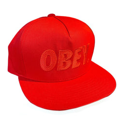 OBEY - Snapback Cap (Red)