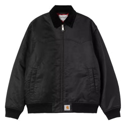 Carhartt WIP - Santa Fe Alumni Jacket (Black / Scarlet)