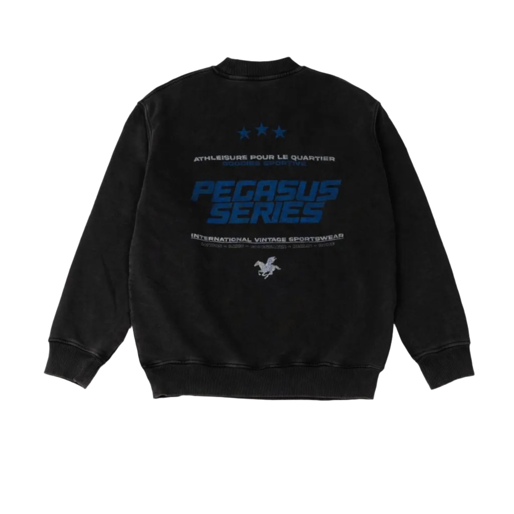 Goodies Sportive - Pegasus Series Fadeout Crewneck (Black Fadeout)