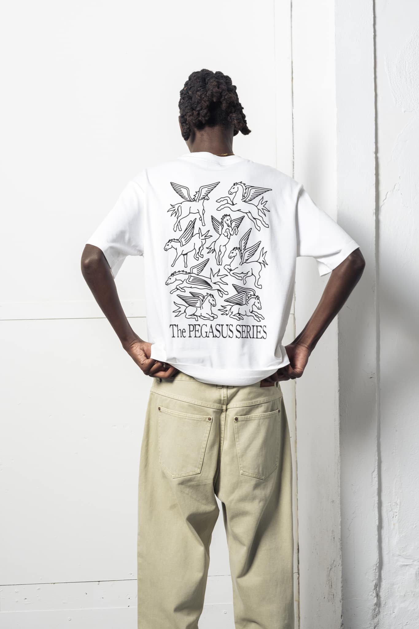 Goodies Sportive - Multi Pegasus Tee (White)