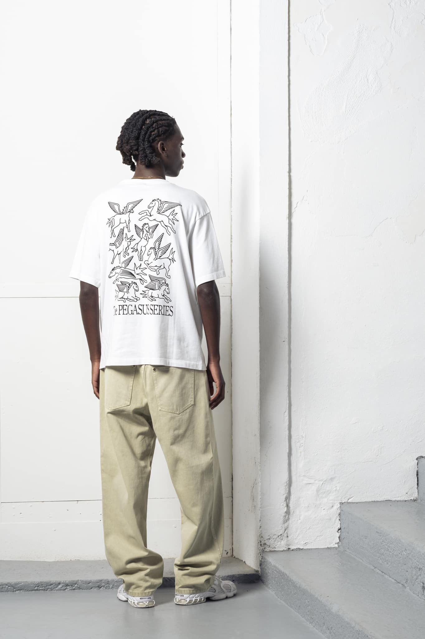 Goodies Sportive - Multi Pegasus Tee (White)