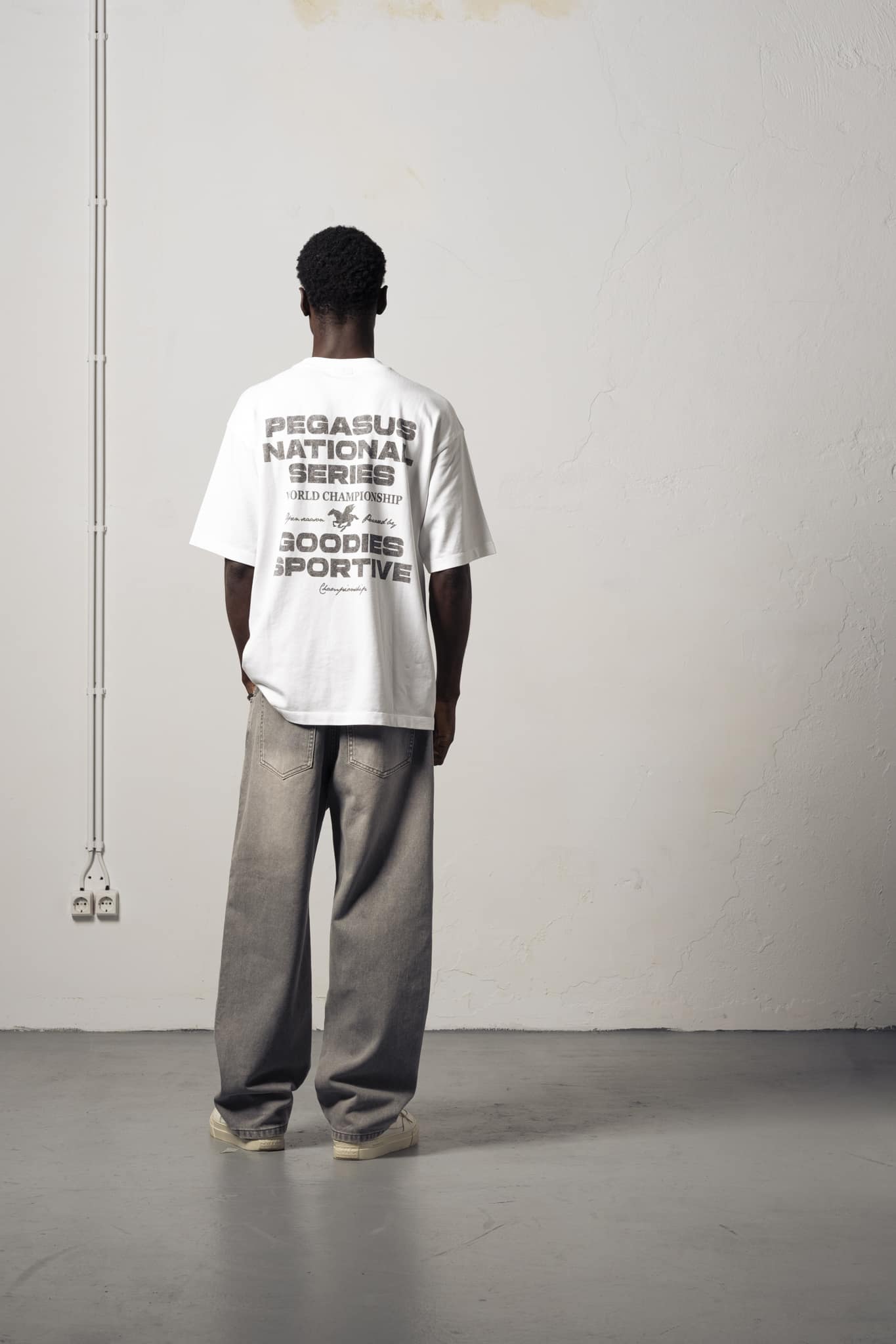 Goodies Sportive - Pegasus Series White Tee (White)