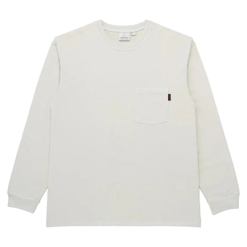 Gramicci - L/S Pocket Tee Pigment Dyed (Natural Pigment)