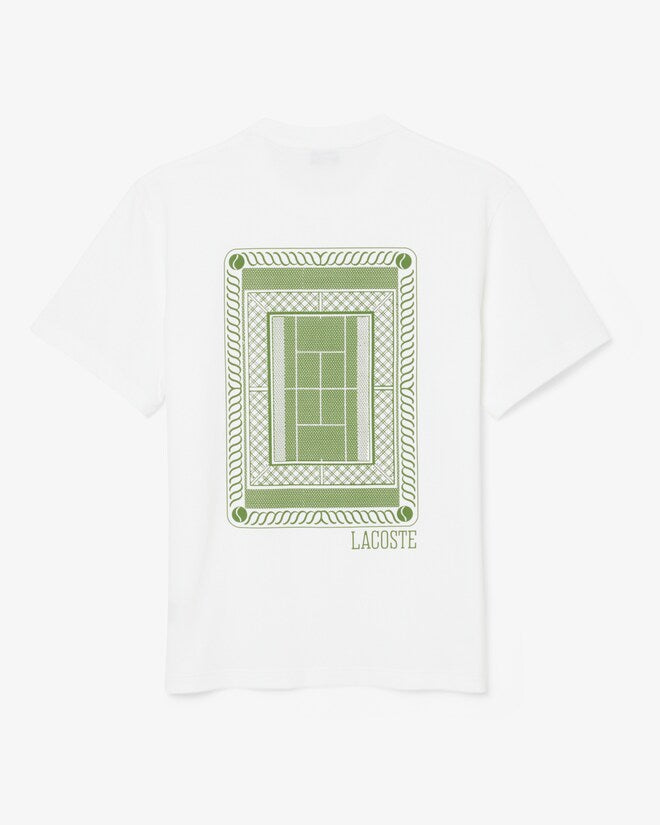 Lacoste - Printed Jersey T-shirt (White)