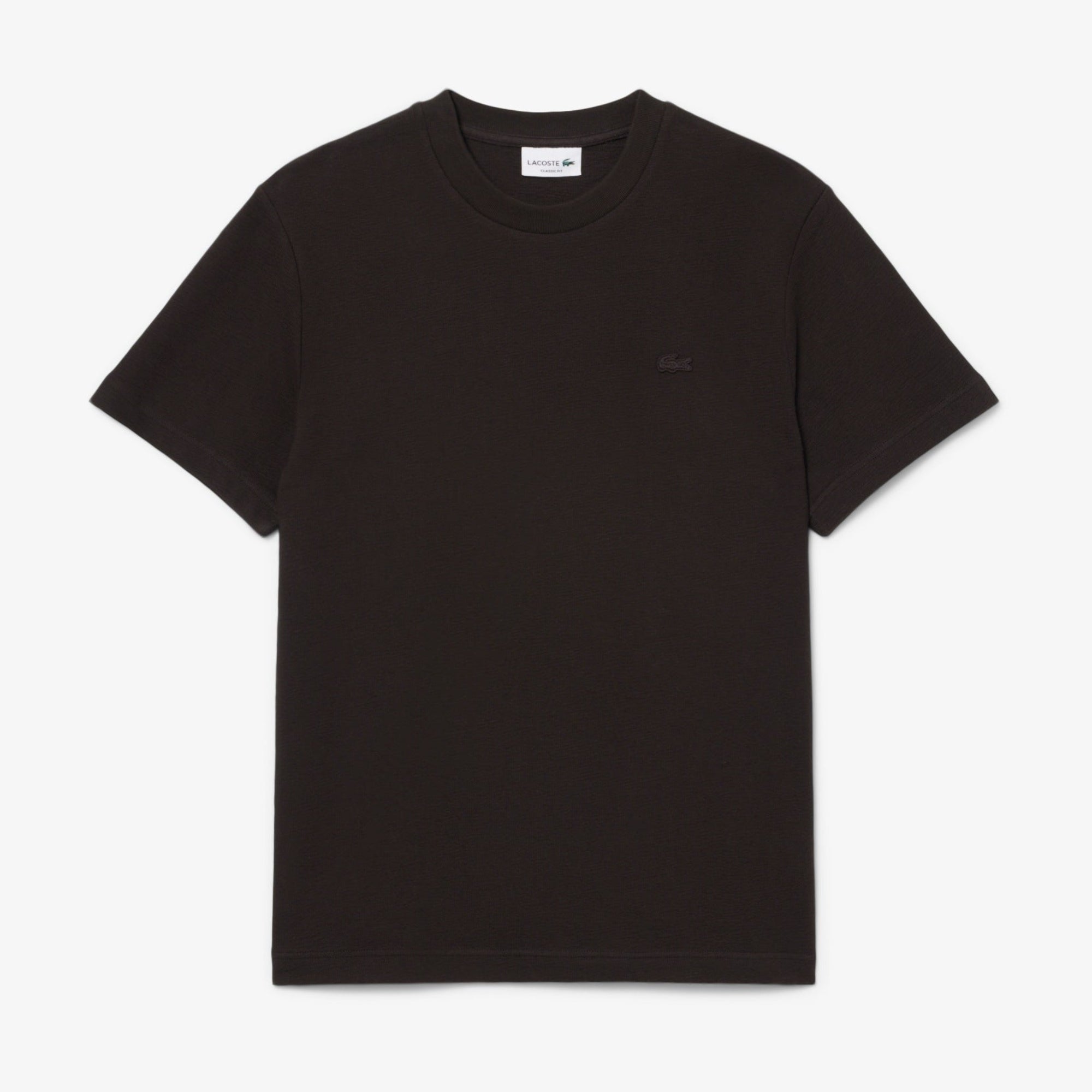 Lacoste - Textured Jersey T-shirt (Dark Brown)