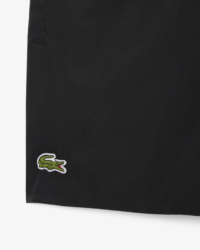Lacoste - Quick-Dry Swim Trunks (Green/Black)