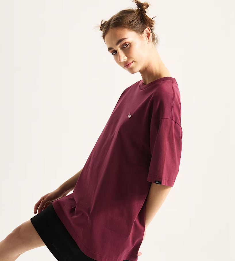 Vans - Left Chest II Logo T-Shirt (Burgundy)