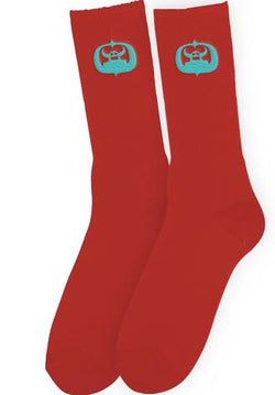 Toy Machine - Matokie Embroidered Logo Sock (Red)
