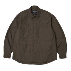 FrizmWORKS - Nylon Utility Pocket Shirt (Brown)