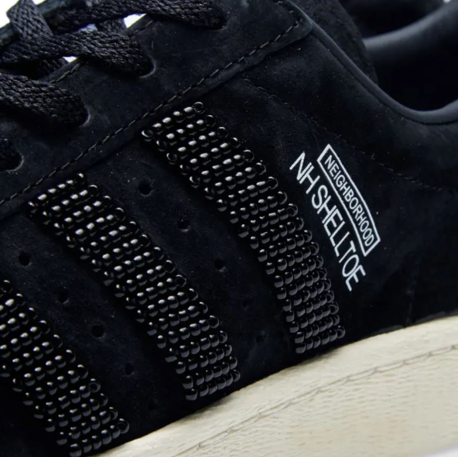 Adidas x Neighborhood - NH Shelltoe (Black/Light Bone) Hiatus Store Adidas x Neighborhood - NH Shelltoe (Black/Light Bone) Hiatus Store
