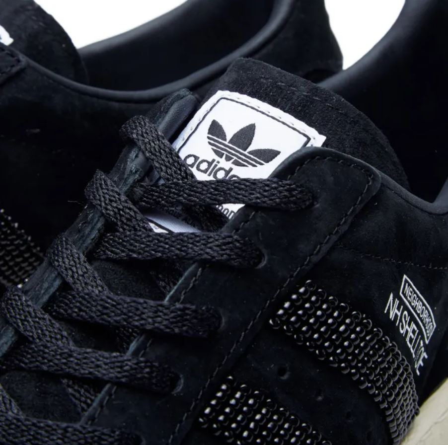 Adidas x Neighborhood - NH Shelltoe (Black/Light Bone) Hiatus Store Adidas x Neighborhood - NH Shelltoe (Black/Light Bone) Hiatus Store