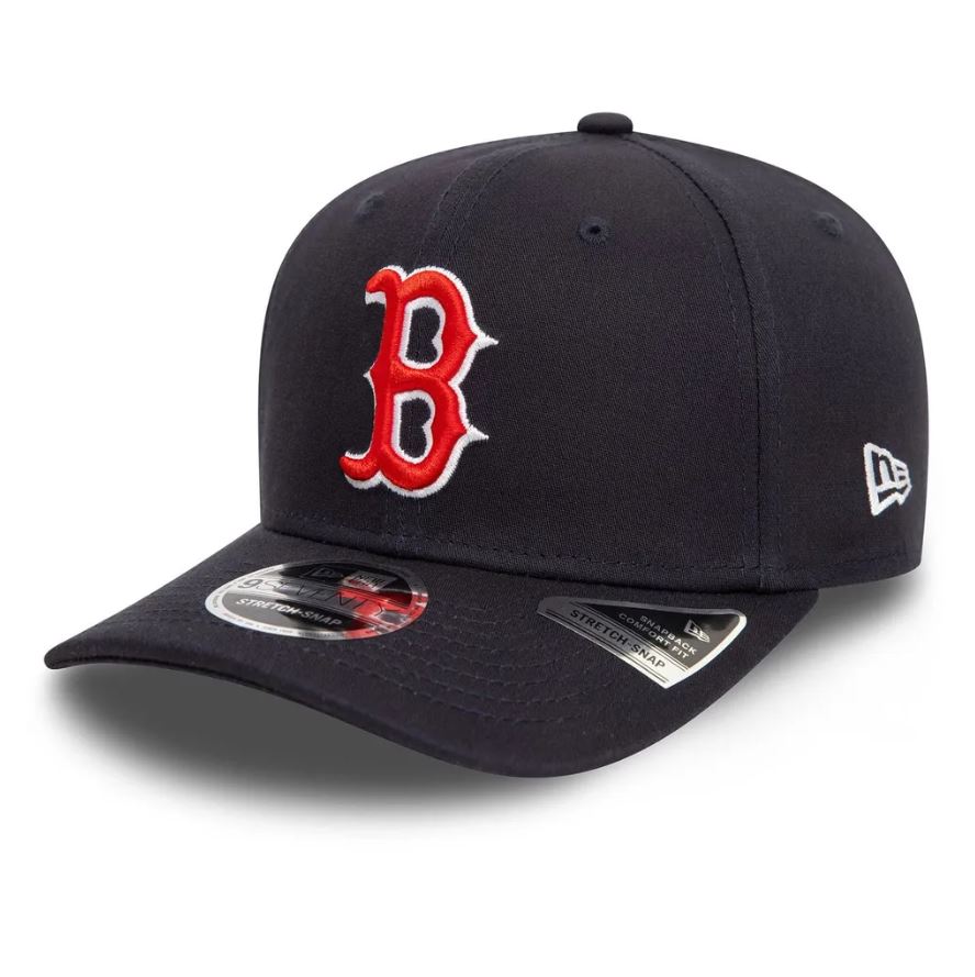 New Era - Boston Red Sox 9SEVENTY Stretch Snap Adjustable Cap (Navy)