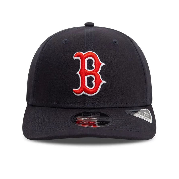 New Era - Boston Red Sox 9SEVENTY Stretch Snap Adjustable Cap (Navy)