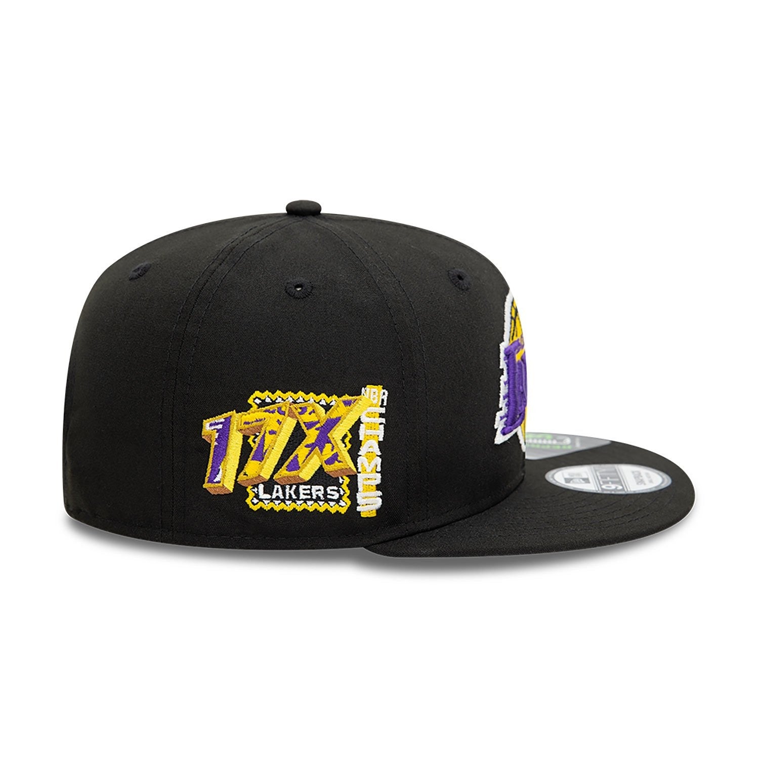 New Era - Los Angeles Lakers Repreve 9FIFTY Snapback Cap (Black)