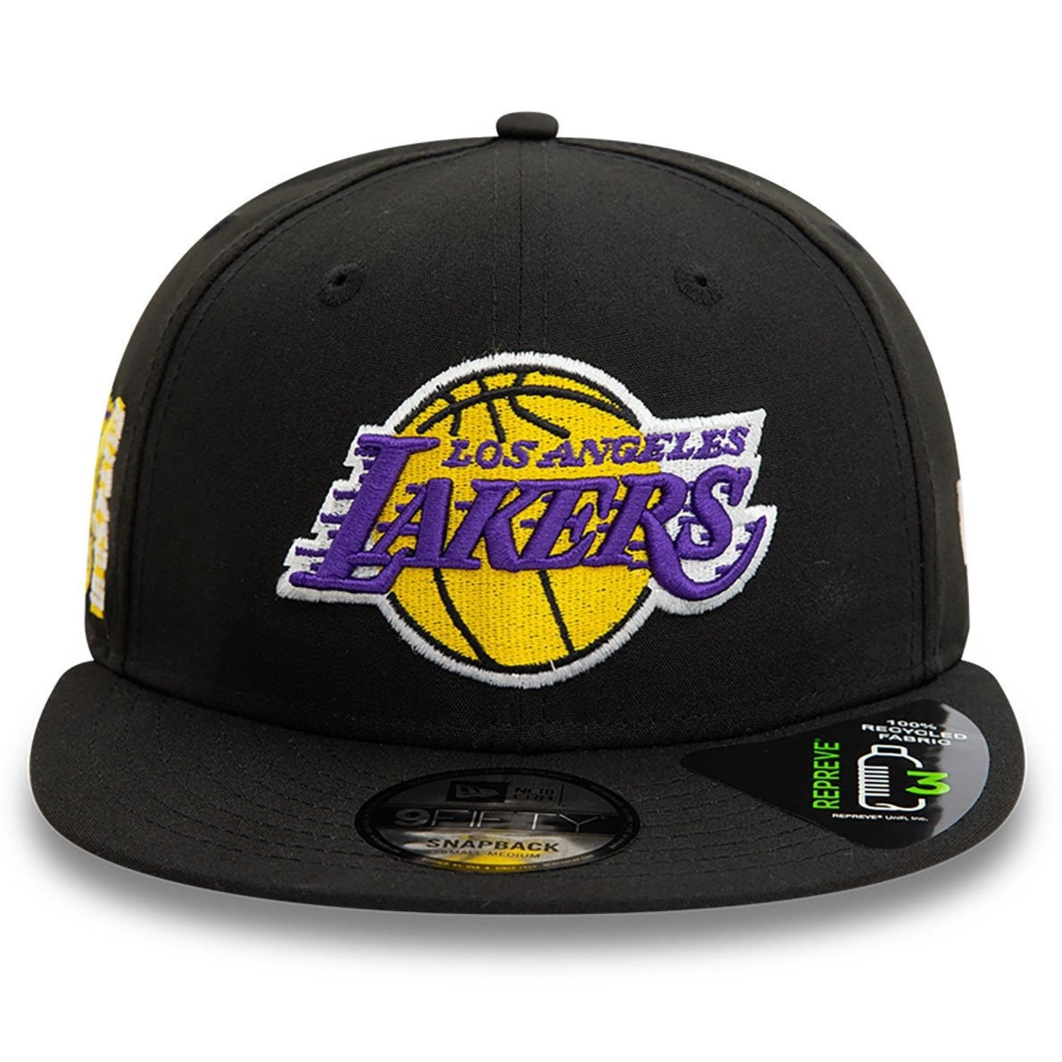 New Era - Los Angeles Lakers Repreve 9FIFTY Snapback Cap (Black)