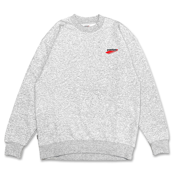 Pasteelo - O.G Embroidered Crewneck (Heather Grey)