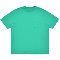 Pop Trading Company - Pocket T-Shirt (Peacock Green/Rio Red)