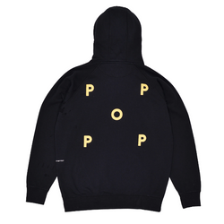 Pop Trading Company - Logo Hooded Sweat (Anthracite)