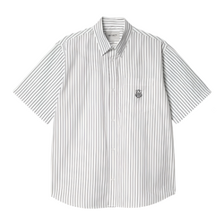 Carhartt WIP - S/S Linus Shirt (Black / White)