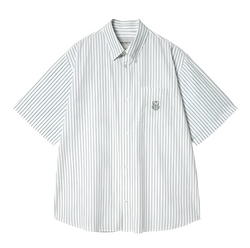 Carhartt WIP - S/S Linus Shirt (Park / White)