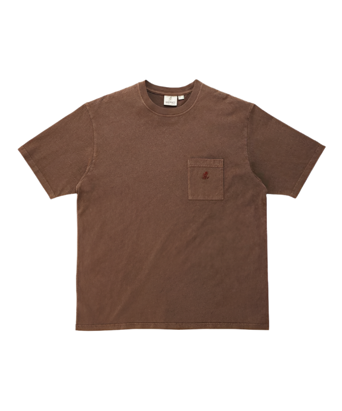 Gramicci - One Point Tee Pigment Dyed (Brown Pigment)