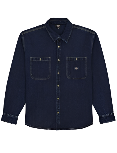 Dickies - Mechanic L/S Denim Shirt (Blue)